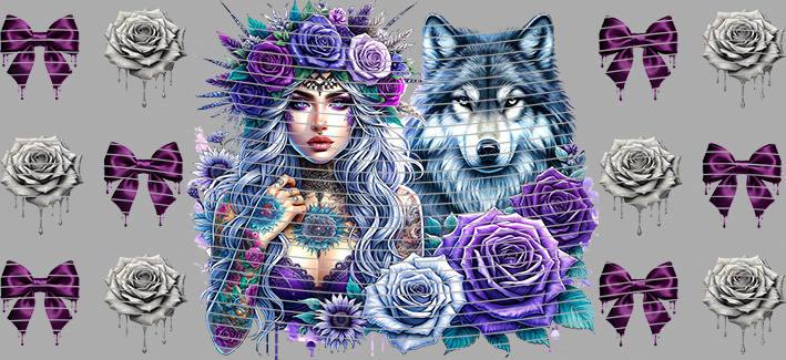 16oz Sunflower Girl-SU-490